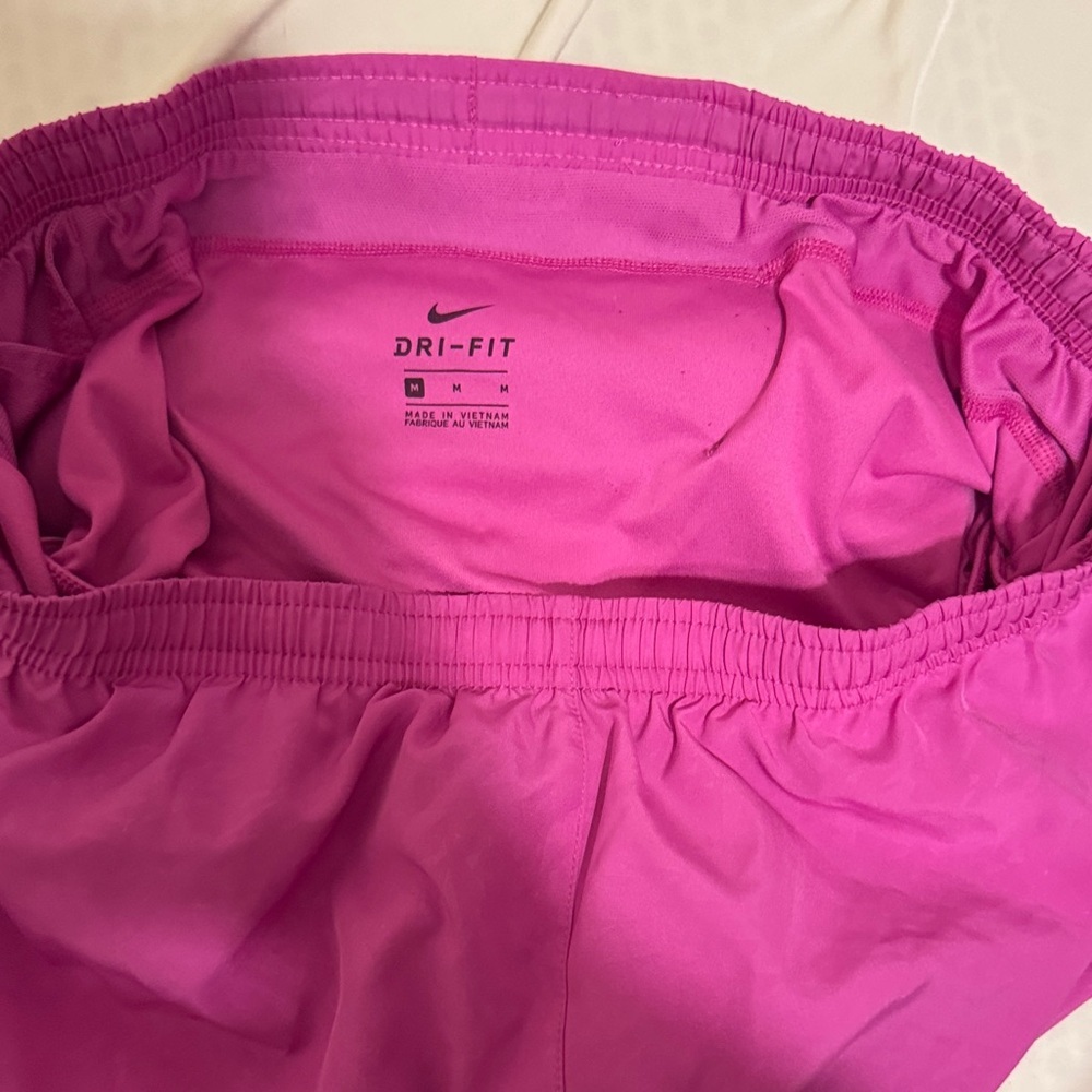 Nike Women's Pink Athletic Shorts - Picture 5 of 6